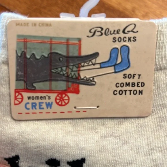 NWT Blue Q Women’s bike path crew socks. - Picture 7 of 8